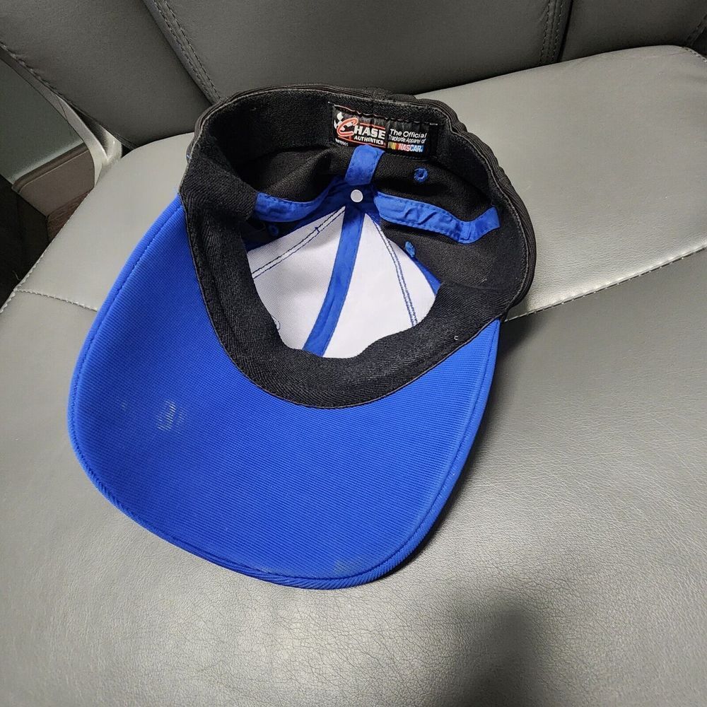 Nascar Hat Jimmie Johnson 48 Lowes Racing Black Blue Racecar Dad Cap Med Large - Picture 8 of 9